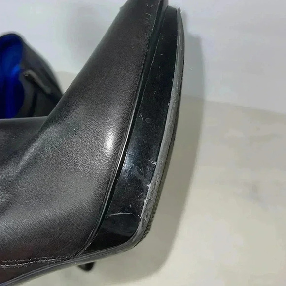 Marciano by Guess SZ 10 Women Black Platform Booties with Buckle - Picture 7 of 13